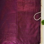 Zari strip cotton saree