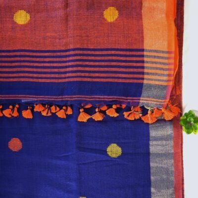 Khadi cotton handloom saree