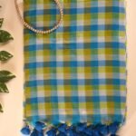 Mulmul checks saree