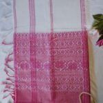 Khadi soft Cotton Strip Saree