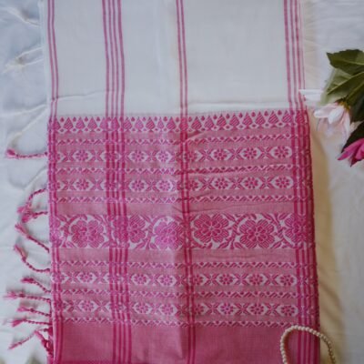 Khadi soft Cotton Strip Saree