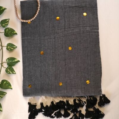 Seuqin Hand Work Cotton Saree