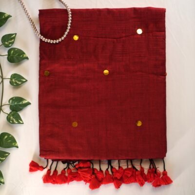 Seuqin Hand Work Cotton Saree