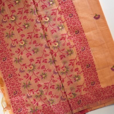 Muga Soft pure cotton Saree