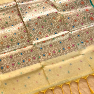 Maheshwari Cotton Silk Banarasi Saree