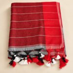 Soft Mulmul cotton dual shade saree
