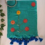Mulmul hand embrodery Saree