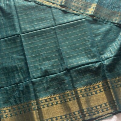 Mangalgiri Art Tusser Silk Saree