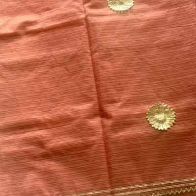 Gota pati Kota tissue saree