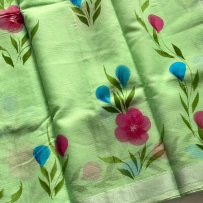 Hand-painted Soft Kota Saree