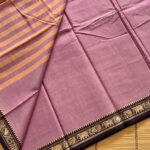 Mauve Mercerised Cotton Narayanpet Saree