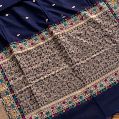 Maheshwari Cotton Silk Banarasi Saree